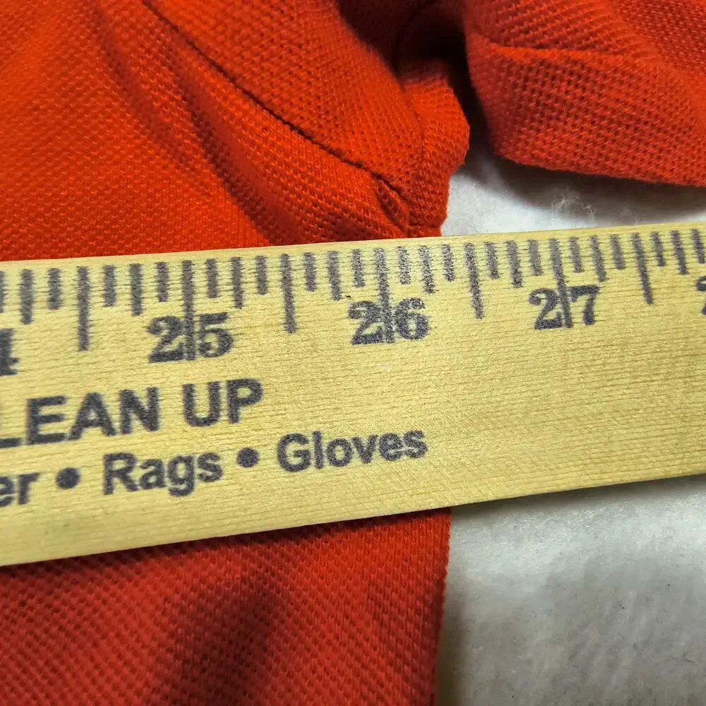 Polo by Ralph Lauren Short Sleeve Collared Polo Shirt Mens Size 2XL Orange Green